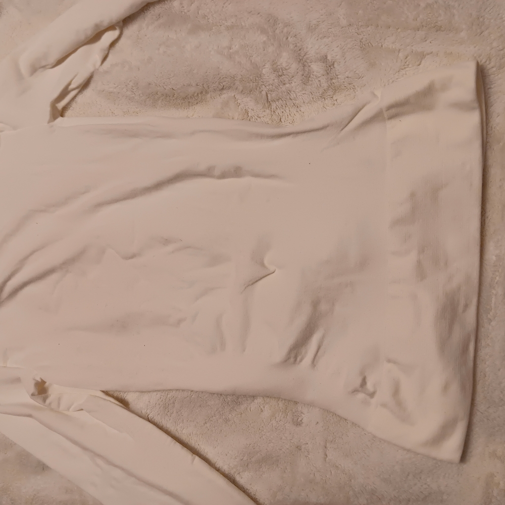 SPANX White Shapewear Round Neck  Shirt